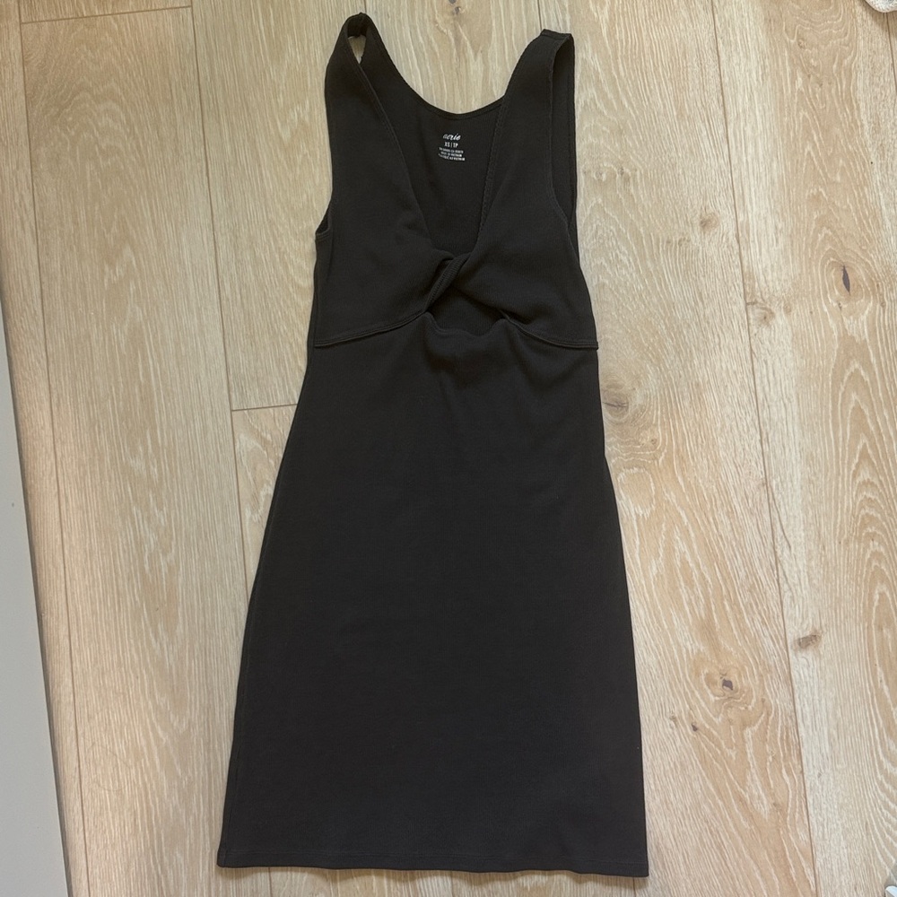 Aerie Ribbed Twist-Front Cut Out Mini Dress. Size XS. Women’s.